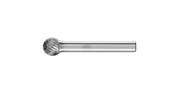 1044258107 TC bur, spherical (KUD), shank dia. 6, serration 4, head dia.xL 10x9 mm