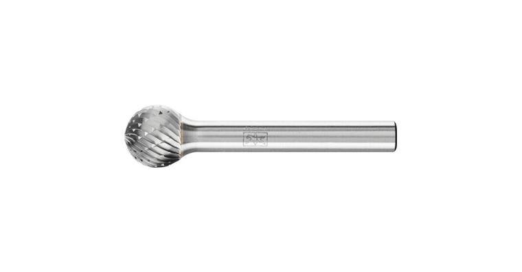 1044257108 TC bur spherical (KUD), shank dia. 6mm, serr. 3 plus, head dia.xlength 12x10mm
