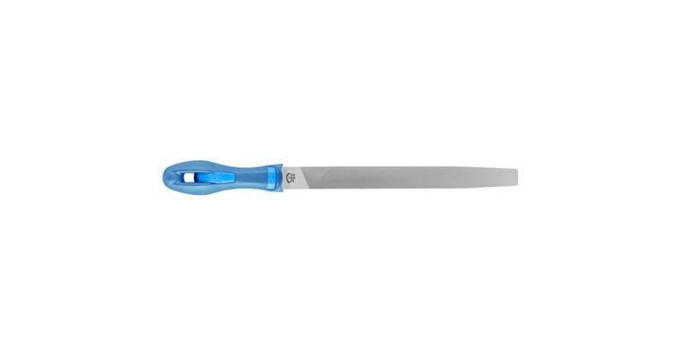 Werkstattfeile mit Heft Flachspitz 250mm Hieb 3 Feinbearbeitung / Schlichten