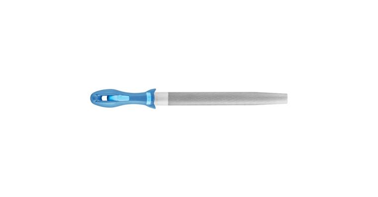 Werkstattfeile mit Heft Halbrund-Spitz 300mm Hieb 3 Feinbearbeitung / Schlichten
