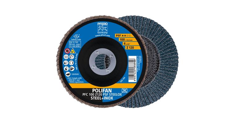 Fächerschleifscheibe POLIFAN PSF STEELOX konisch PFC 100x16 mm Z120