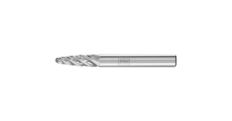 1044266203 TC bur, rounded shape (RBF), shank dia. 6 mm, serration STEEL, head dia.xL 6x18