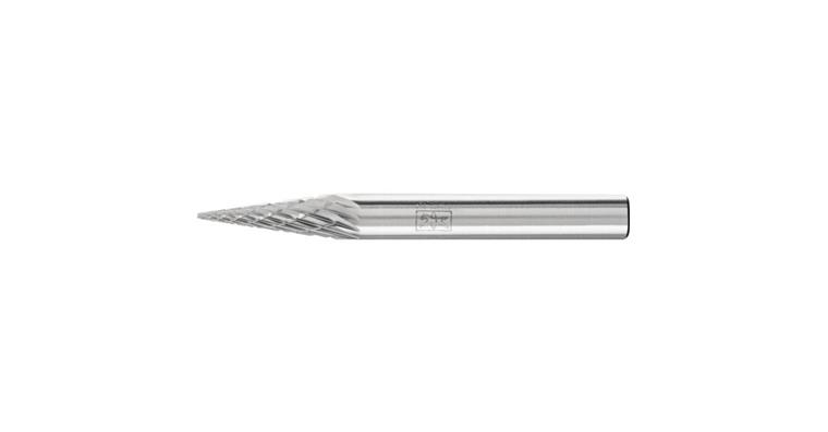 1044283104 TC bur pointed taper (SKM), shank dia. 6mm, serr. 3 plus, hd dia.xlength 6x18mm