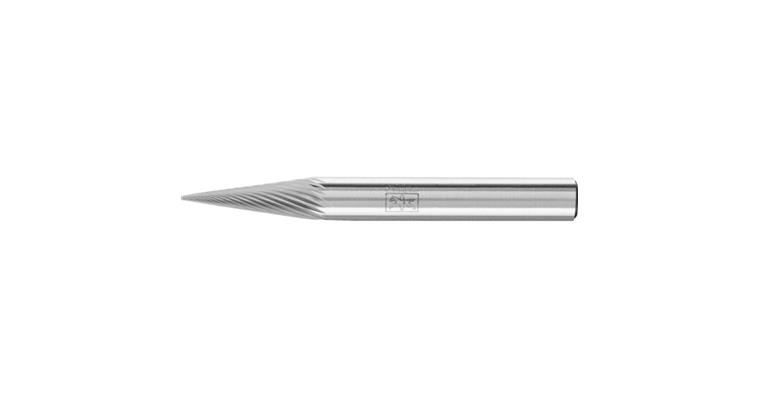 1044285104 TC bur pointed taper (SKM), shank dia. 6mm, serr. 5, head dia.xlength 6x18mm