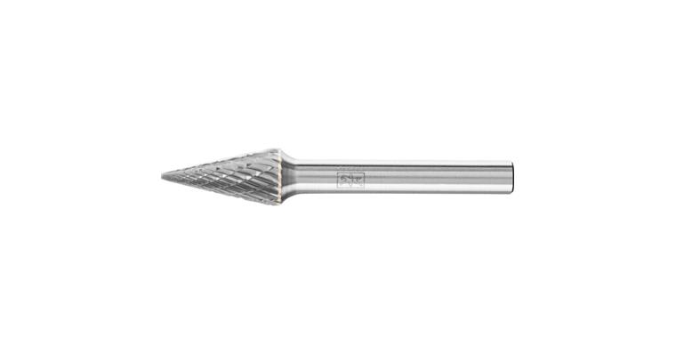 1044283105 TC bur pointed taper (SKM), shank dia. 6mm, serr. 3 plus, hd dia.xlength 10x20mm