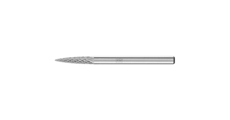 1044269102 TC bur ogival (SPG), shank dia. 3 mm, serration 4, head dia.xlength 3x13