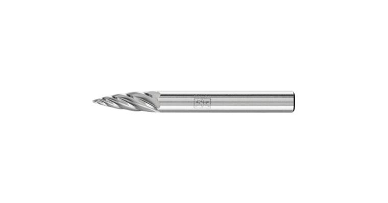 1044272304 TC bur ogival (SPG), shank dia. 6 mm, serration INOX, head dia.xlength 6x18