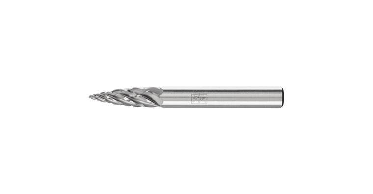 1044272204 TC bur ogival (SPG), shank dia. 6 mm, serration STEEL, head dia.xlength 6x18