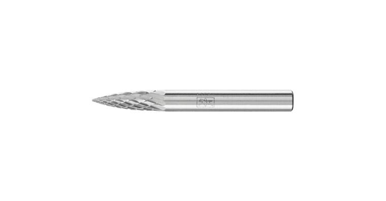 1044269104 TC bur ogival (SPG), shank dia. 6 mm, serration 4, head dia.xlength 6x18