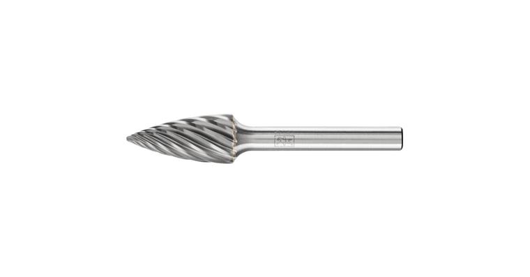 1044272307 TC bur ogival (SPG), shank dia. 6 mm, serration INOX, head dia.xlength 12x25