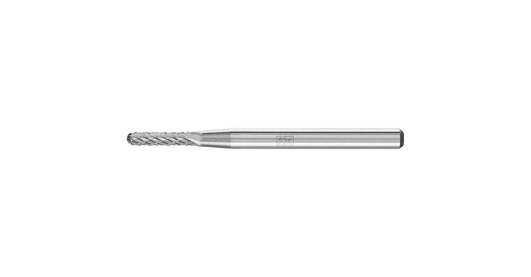 1044251101 TC bur rounded roller, WRC shank dia. 3 mm serr. 5, head dia. x length 2x10