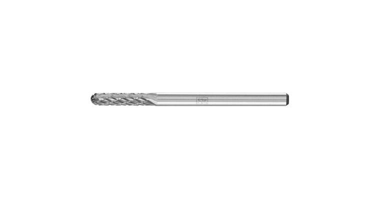 1044250102 TC bur rounded roller, WRC shank dia. 3 mm serr. 3 plus, head dia. x length 3x13