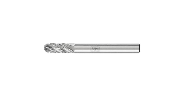 1044253105 TC bur rounded roller WRC shank dia. 6mm serration STEEL head dia. xlength 6x16