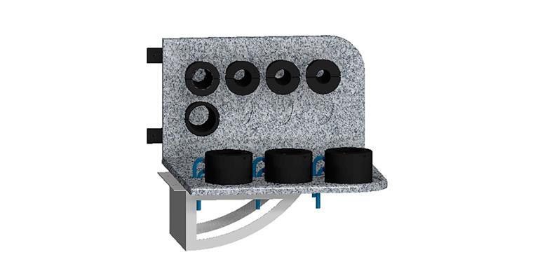 Kühlstation i-tec® CS mit 3 losen Kühlbuchsen und 5 Kühleinsätzen