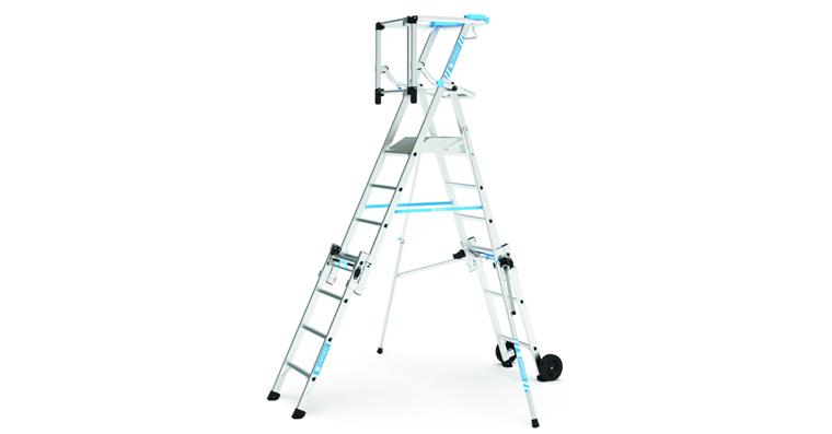 Teleskop-Plattformleiter ZAP Masterflex S 4/7 Arbeitshöhe 3,80 m