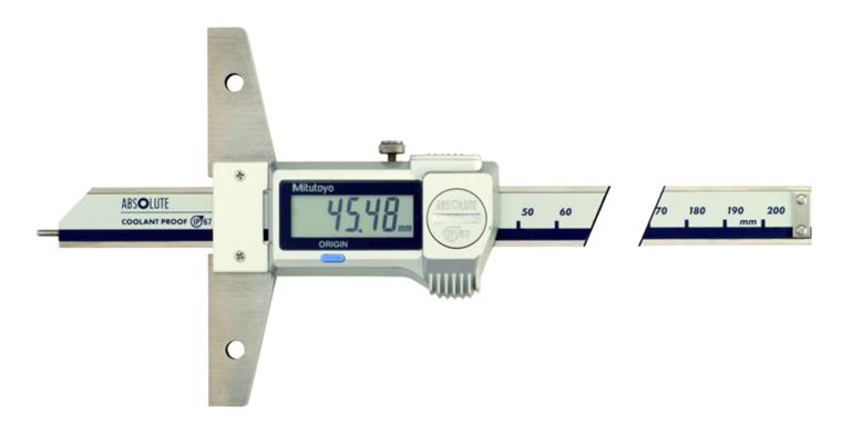 Digital-Tiefenmessschieber 0-150 mm IP67 mit Ø1,9 mm Pin