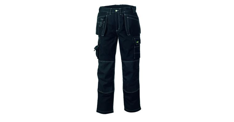 Cargohose Canvas/Cordura schwarz 65%Poly/35%BW 320Gr.Gr.50