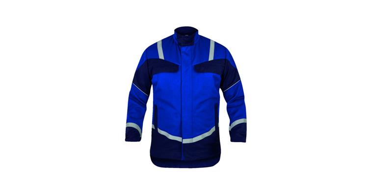 Multinorm-Jacke Multisix kornblumenblau/marineblau Gr. 58